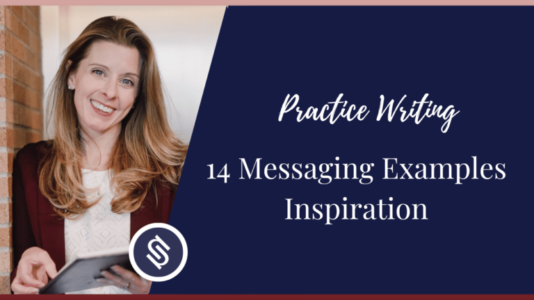 14 Messaging Examples (by Category) For Inspiration - Nora Sudduth