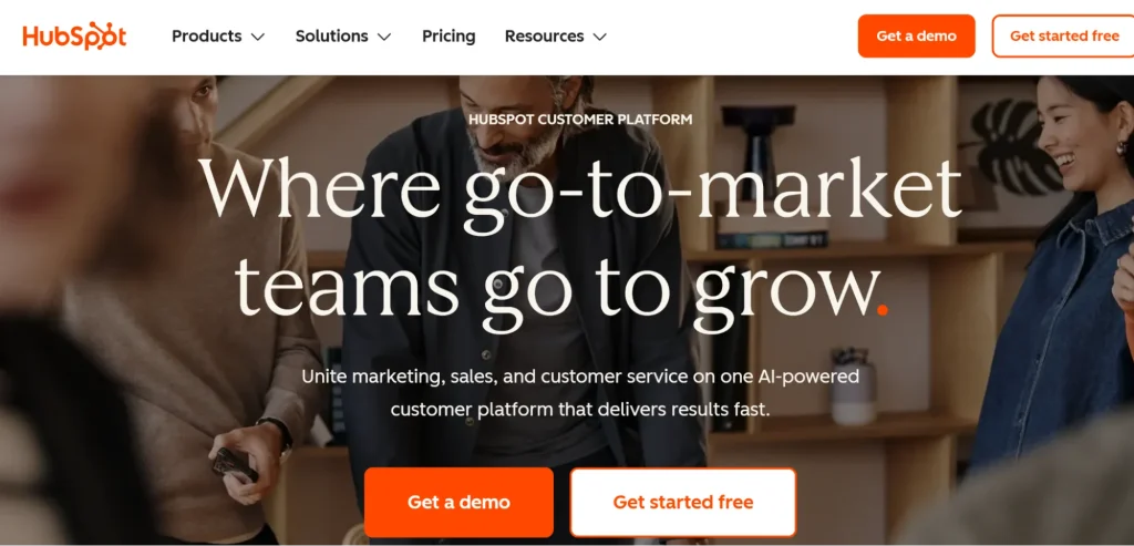 HubSpot Homepage